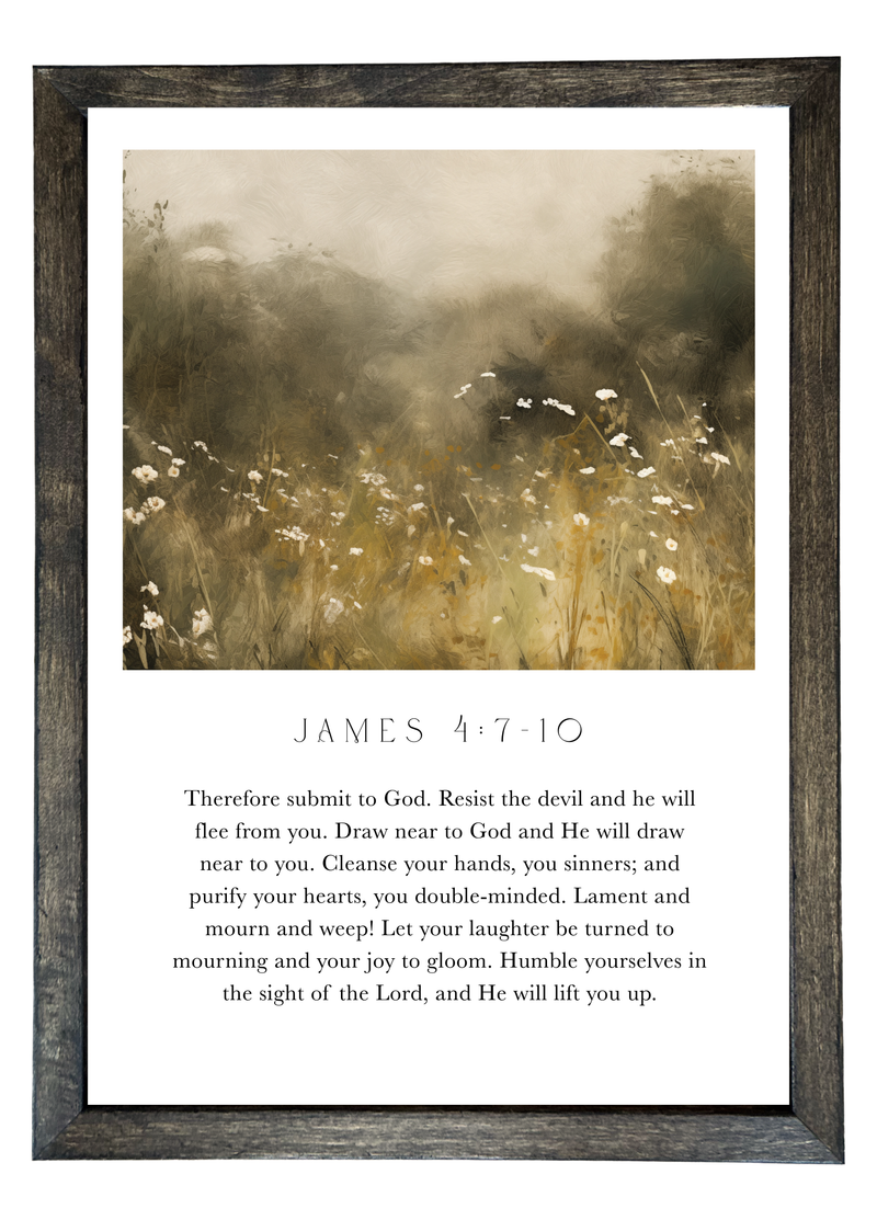 James 4 Wood Framed Print