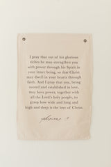 Ephesians 3 Banner Wall Hanging