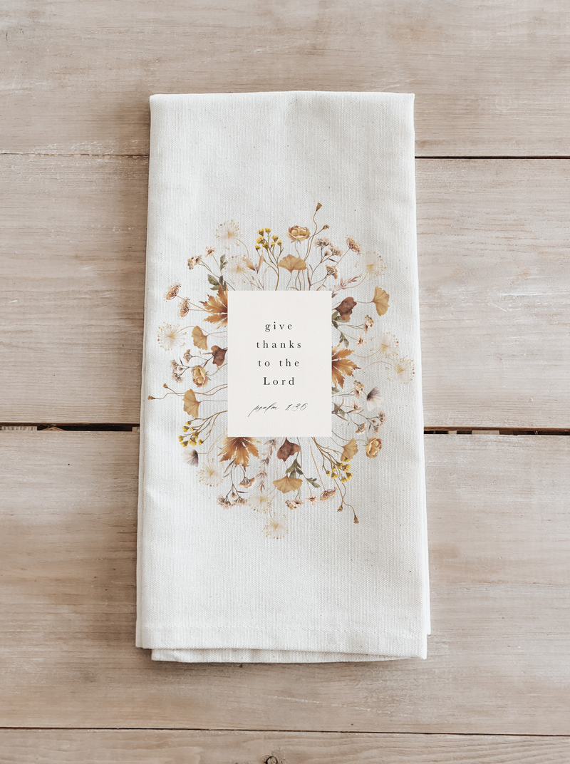 Give Thanks Kitchen Towel