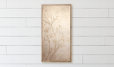 Golden Hour Branches Wood Framed Sign