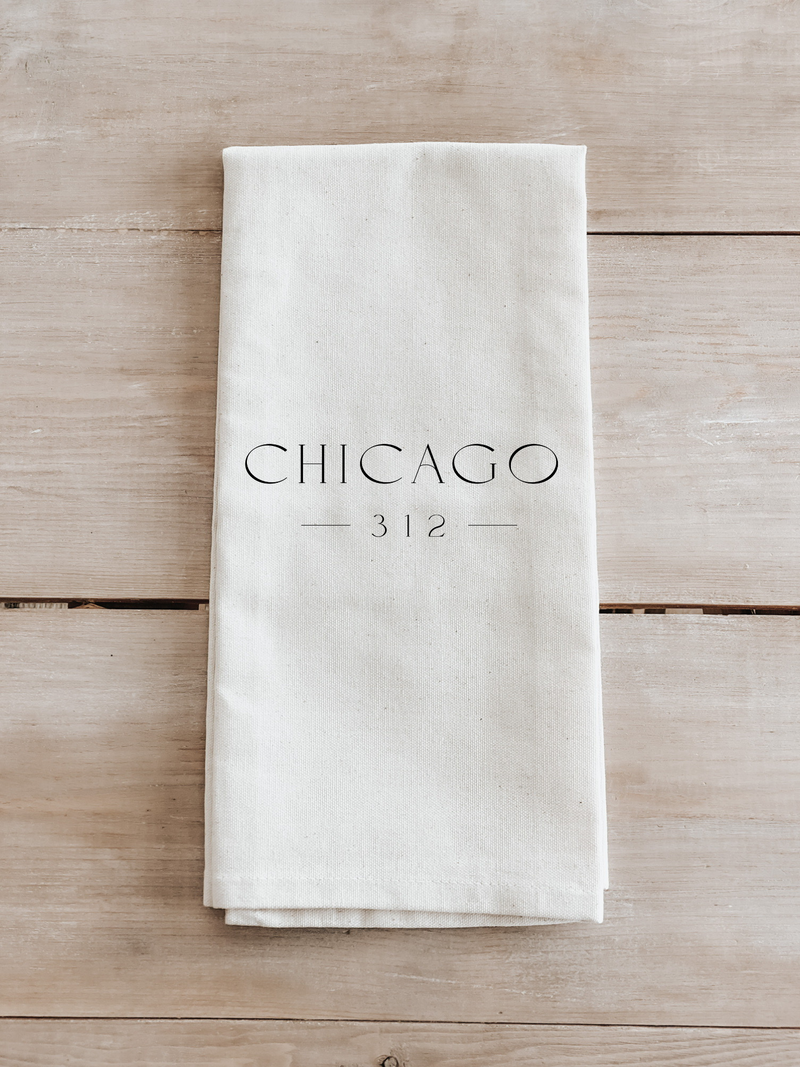 Personalized Postal Code Kitchen Towel