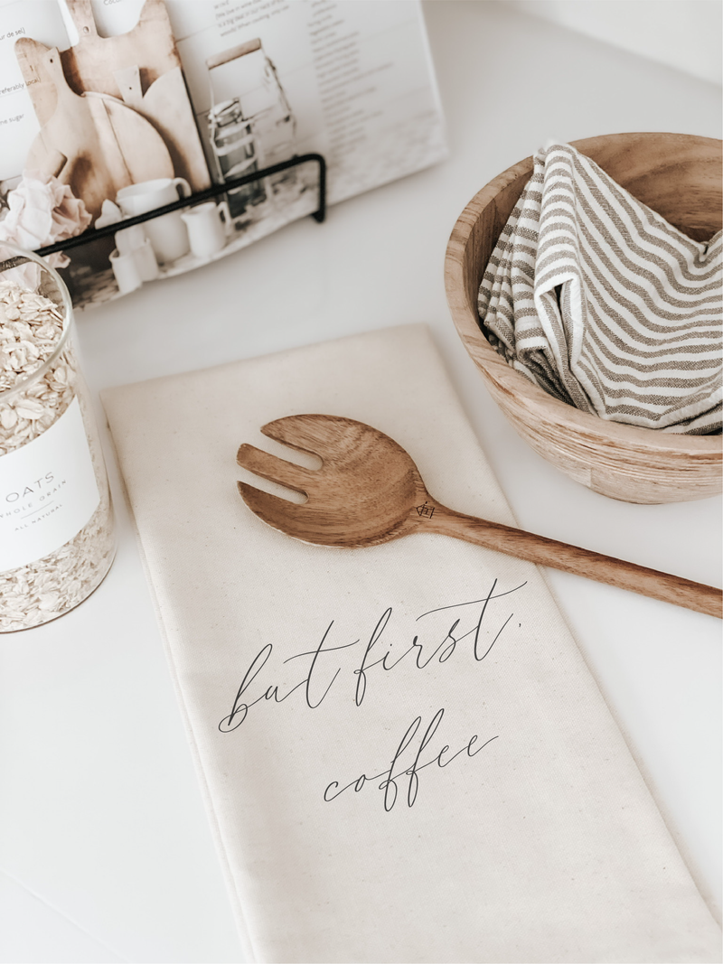 But First, Coffee Kitchen Towel
