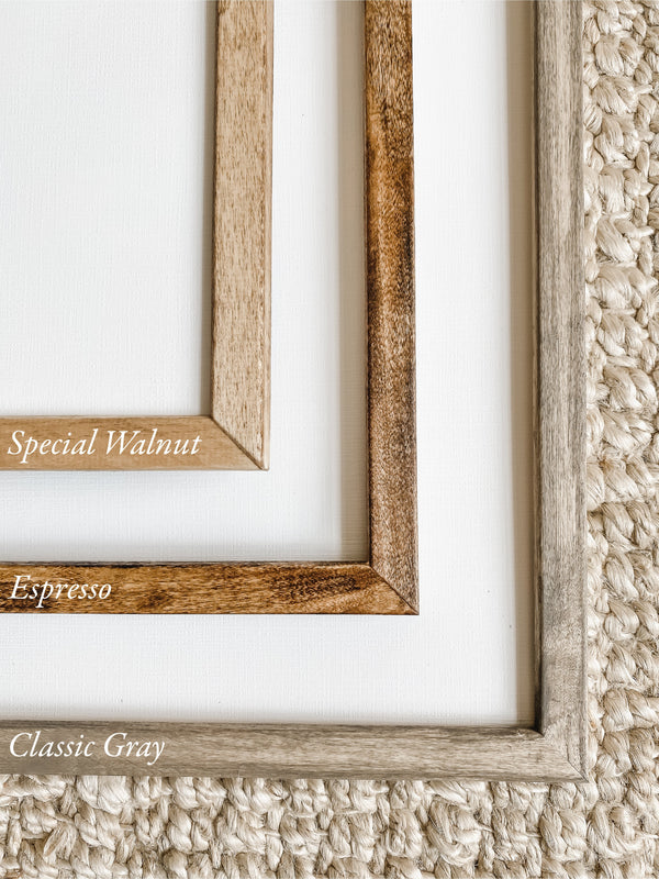 Live Simply Wood Framed Sign