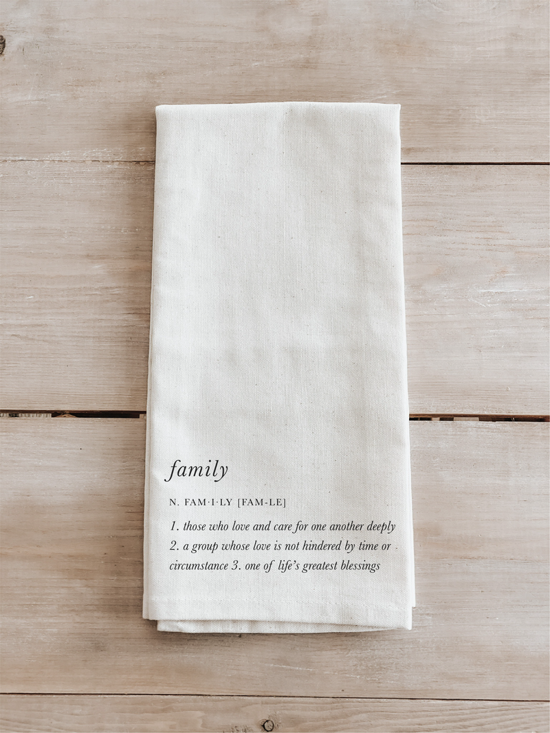 Family Definition Tea Towel