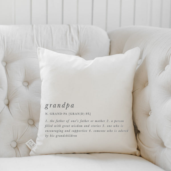 Grandpa Definition Pillow