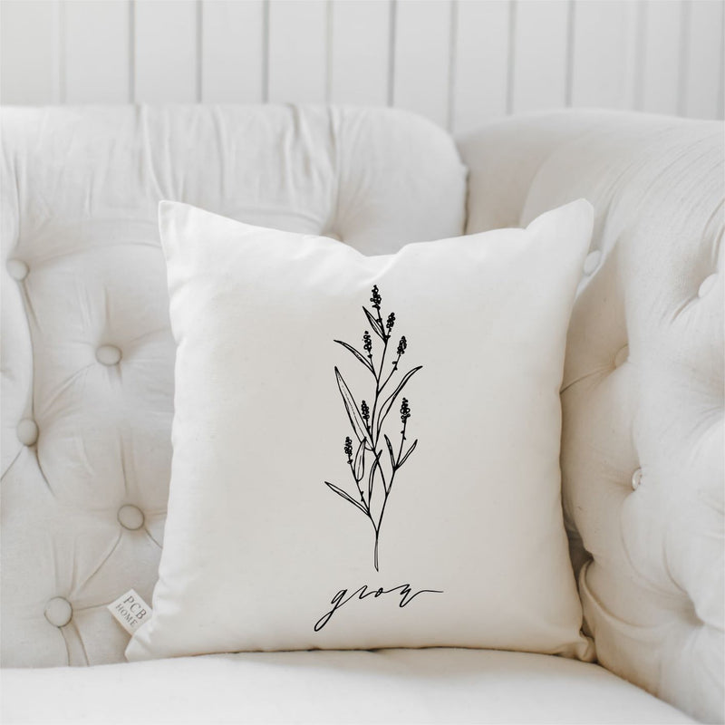 Grow Wildflower Pillow